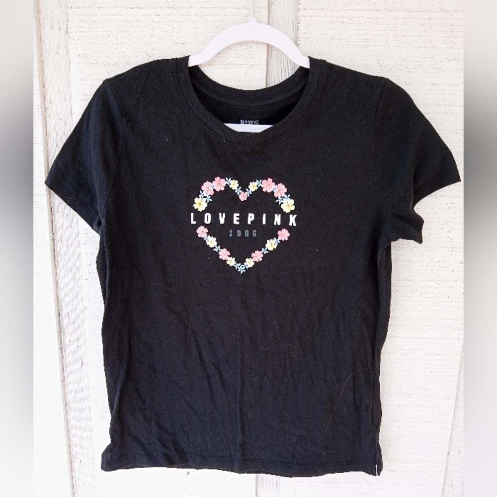 PINK by Victoria's Secret Basic Crew Neck Babydoll T-Shirt Tee Shirt Top Small